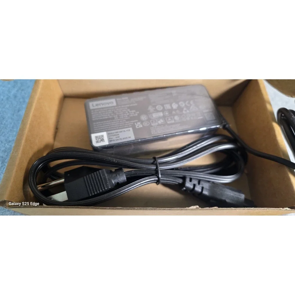 genuine Lenovo Max 65W USB-C AC power adapter